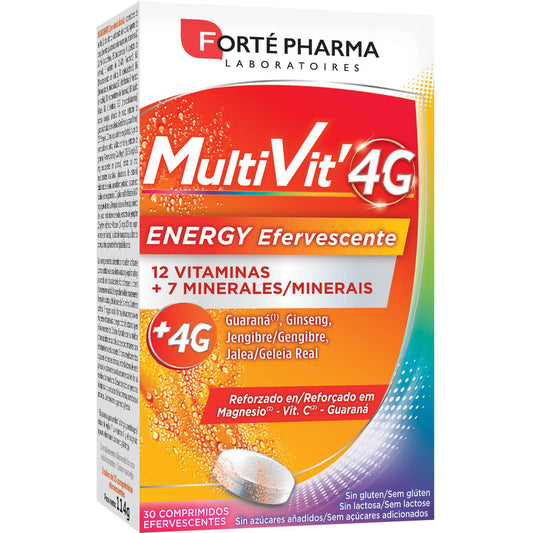 multivit 4g energy efervescente