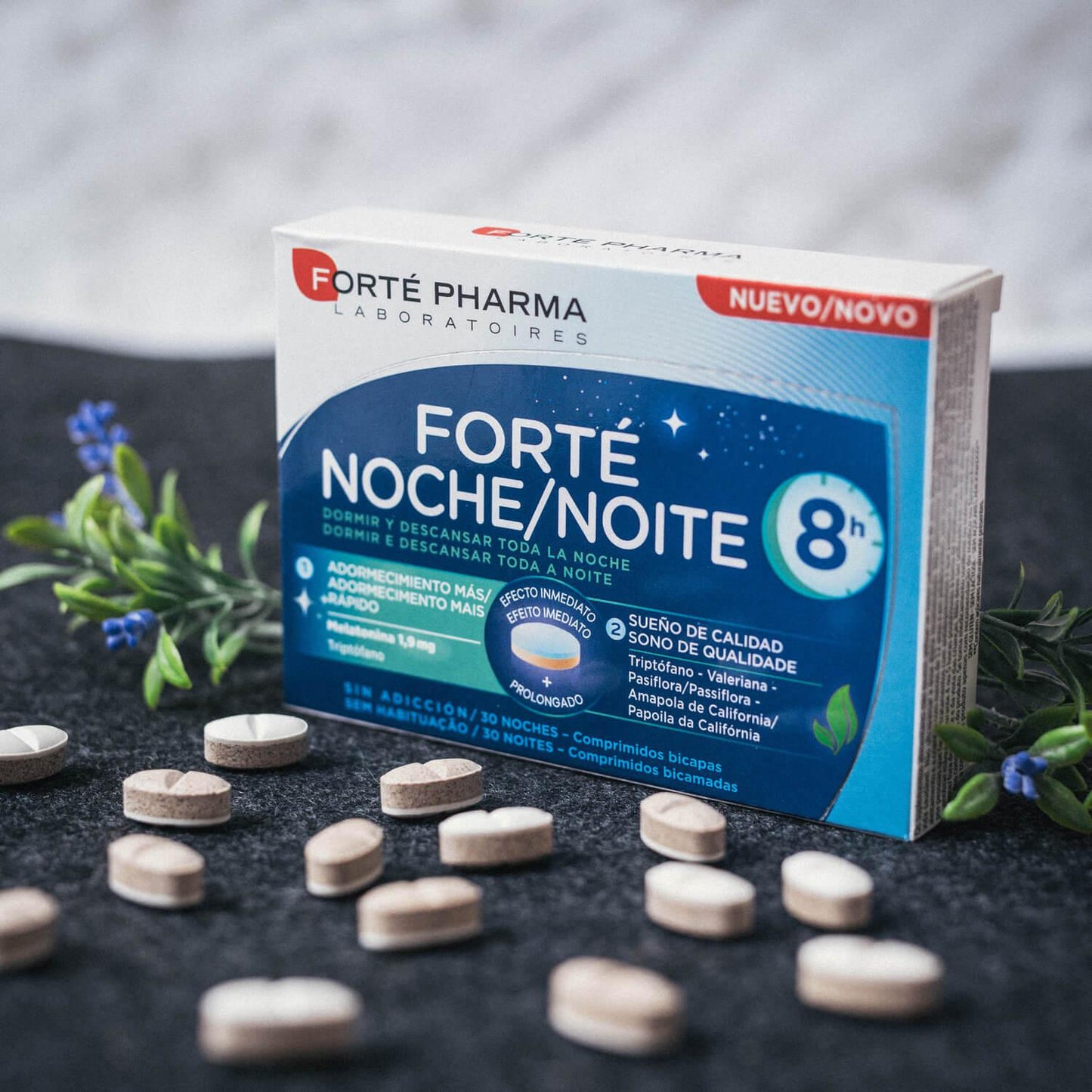 forté noche 8h-Sueño-Multiexperiencia-Forté Pharma