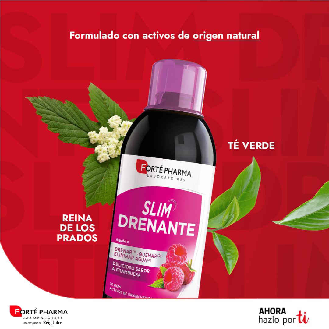 slim drenante frambuesa-Control de peso y eliminación de líquidos-Naturalidad-Forté Pharma