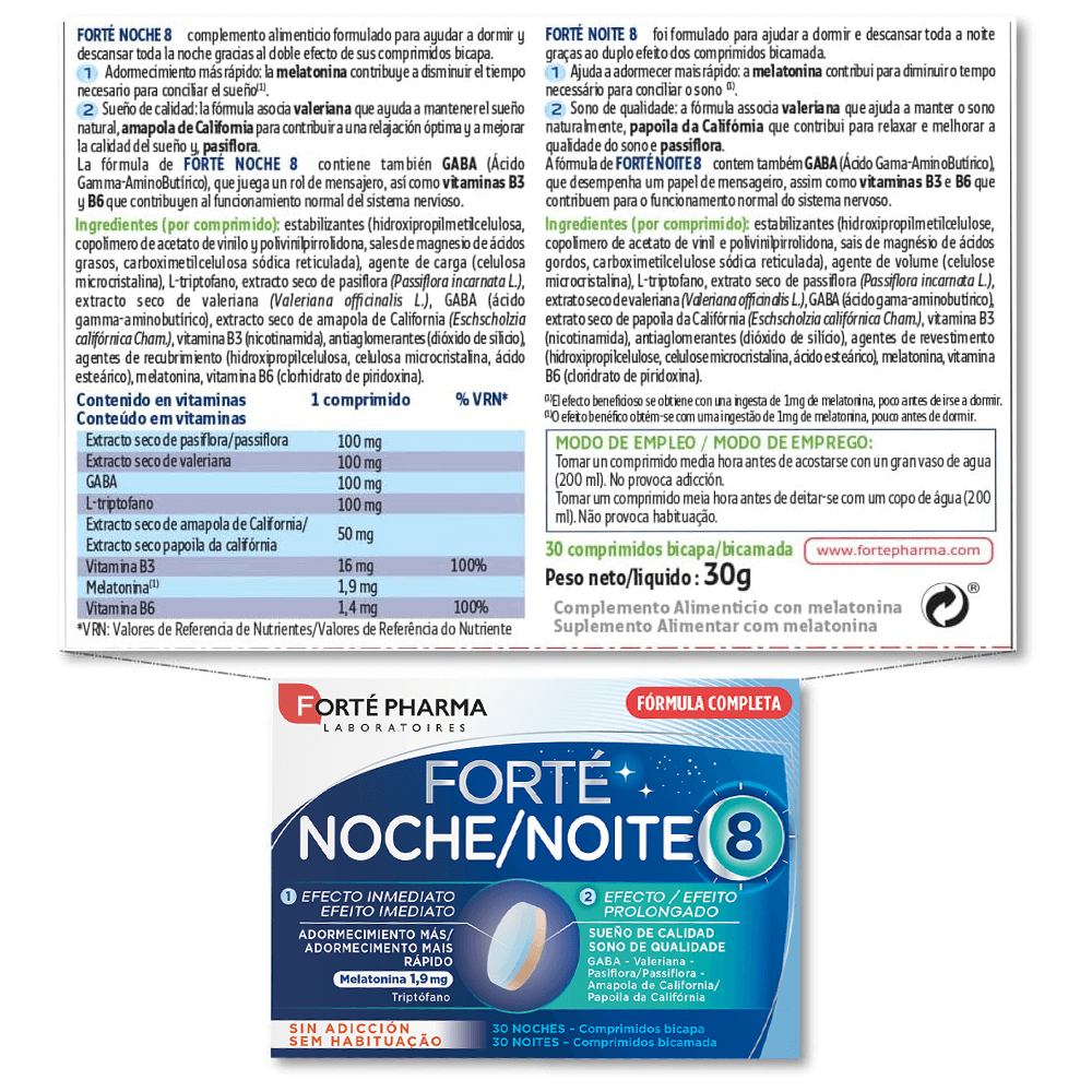 Imagen etiqueta forte noche 8h