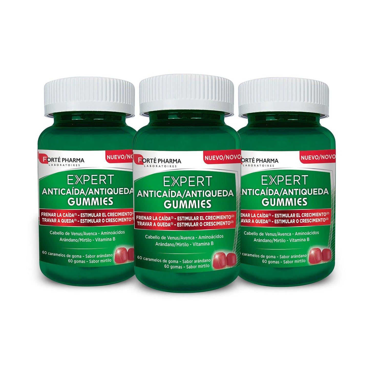 pack 3 meses expert anticaída gummies