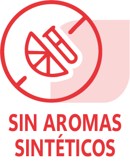 Icono que indica que el producto no contiene aromas sintéticos