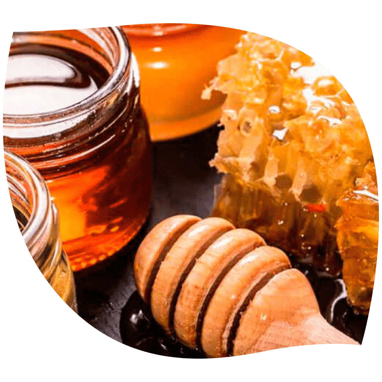 Imagen de jalea real en textura natural