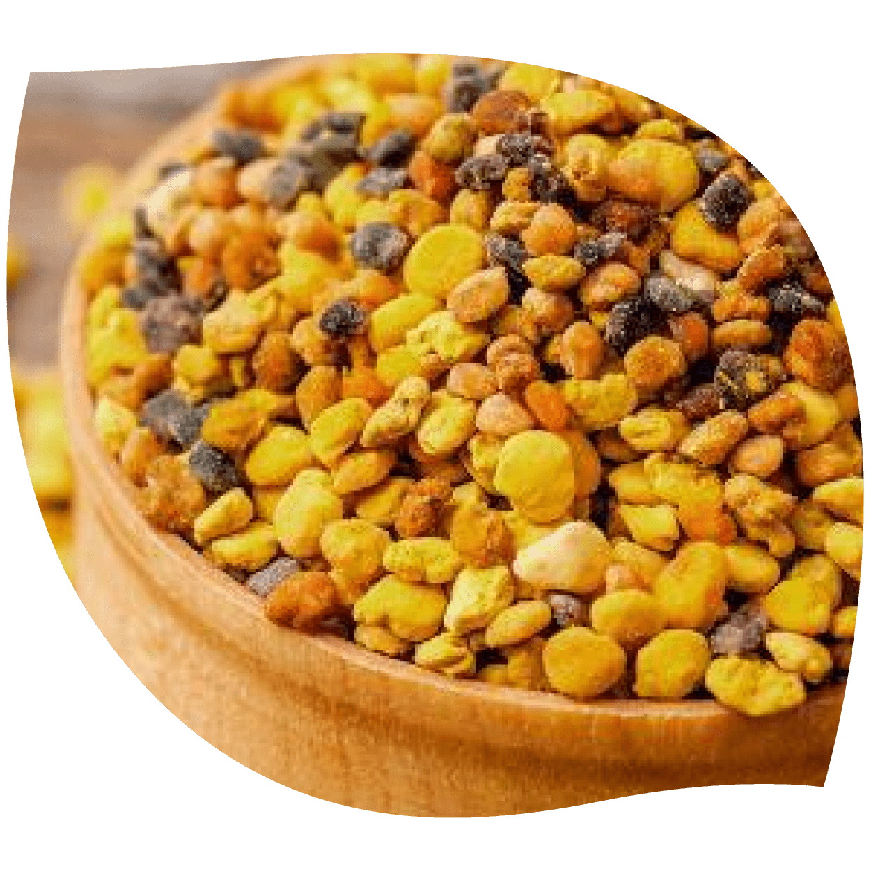 Imagen de propóleos mostrando textura natural