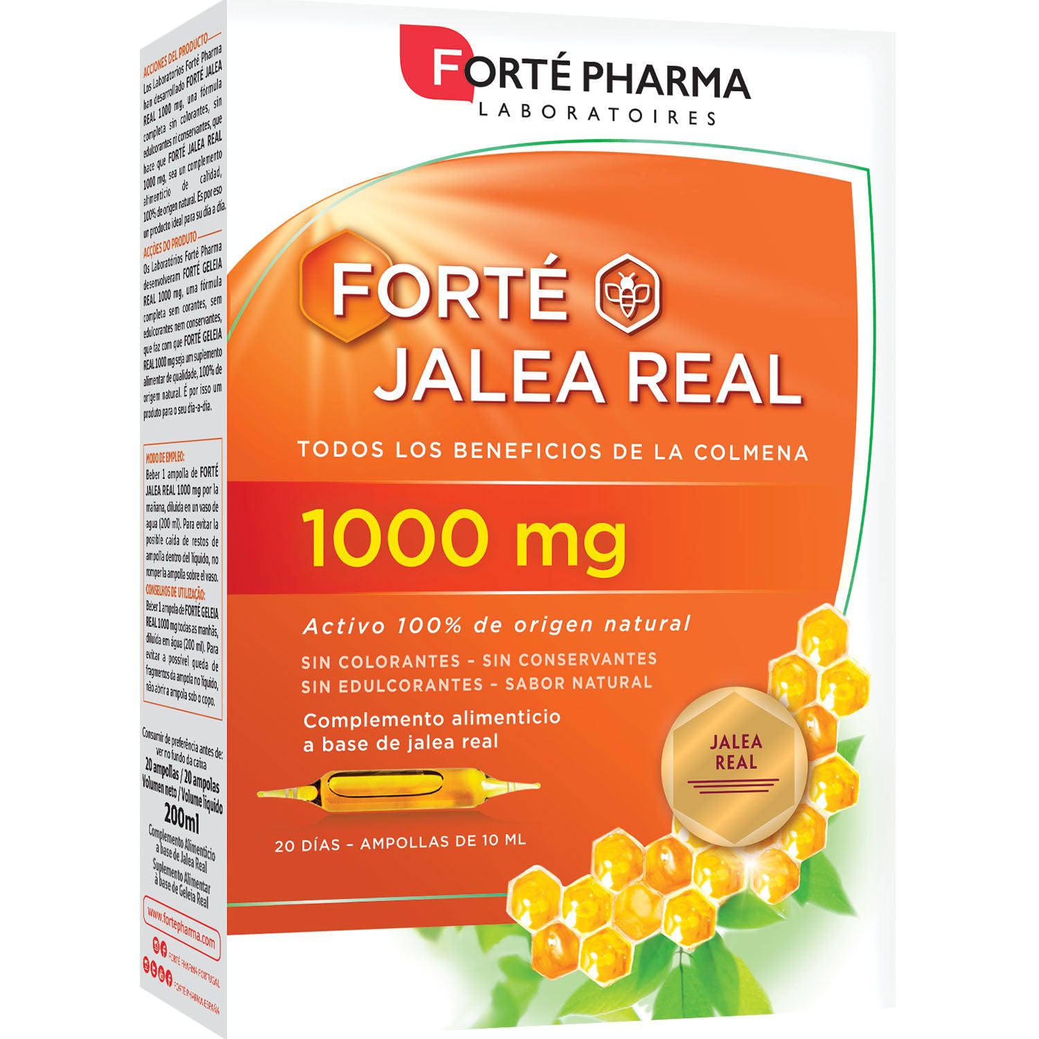 Forté Pharma Jalea real Bio 3500mg alta dosis 10 ampollas x 15ml, Envío  48/72 horas