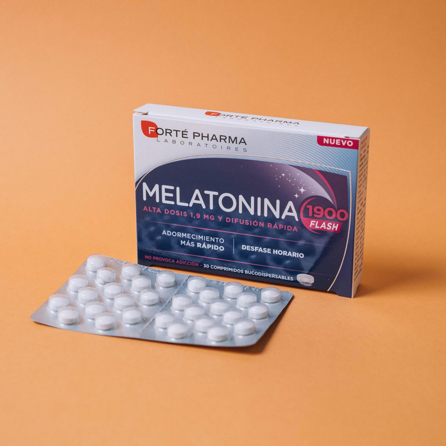 melatonina 1900 flash-Sueño-Naturalidad-Forté Pharma