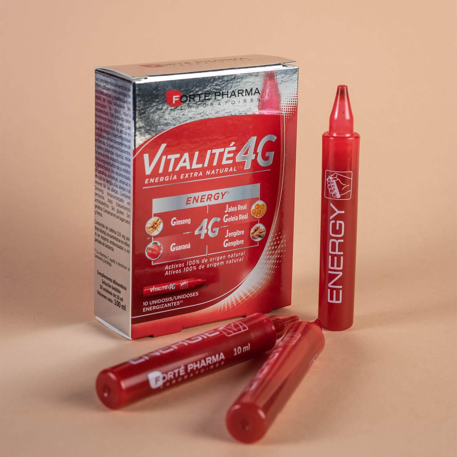 vitalite 4g energy 20 unidosis-Vitalidad y Energía-Calidad-Forté Pharma