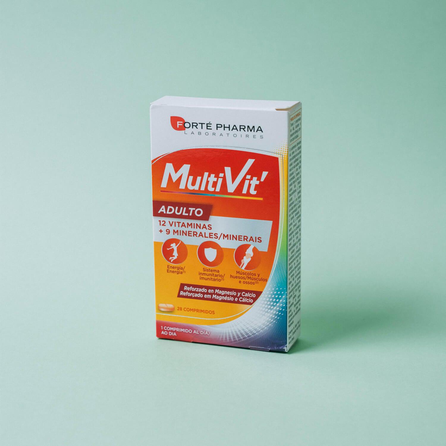 multivit adulto 28 comprimidos-Forté Pharma